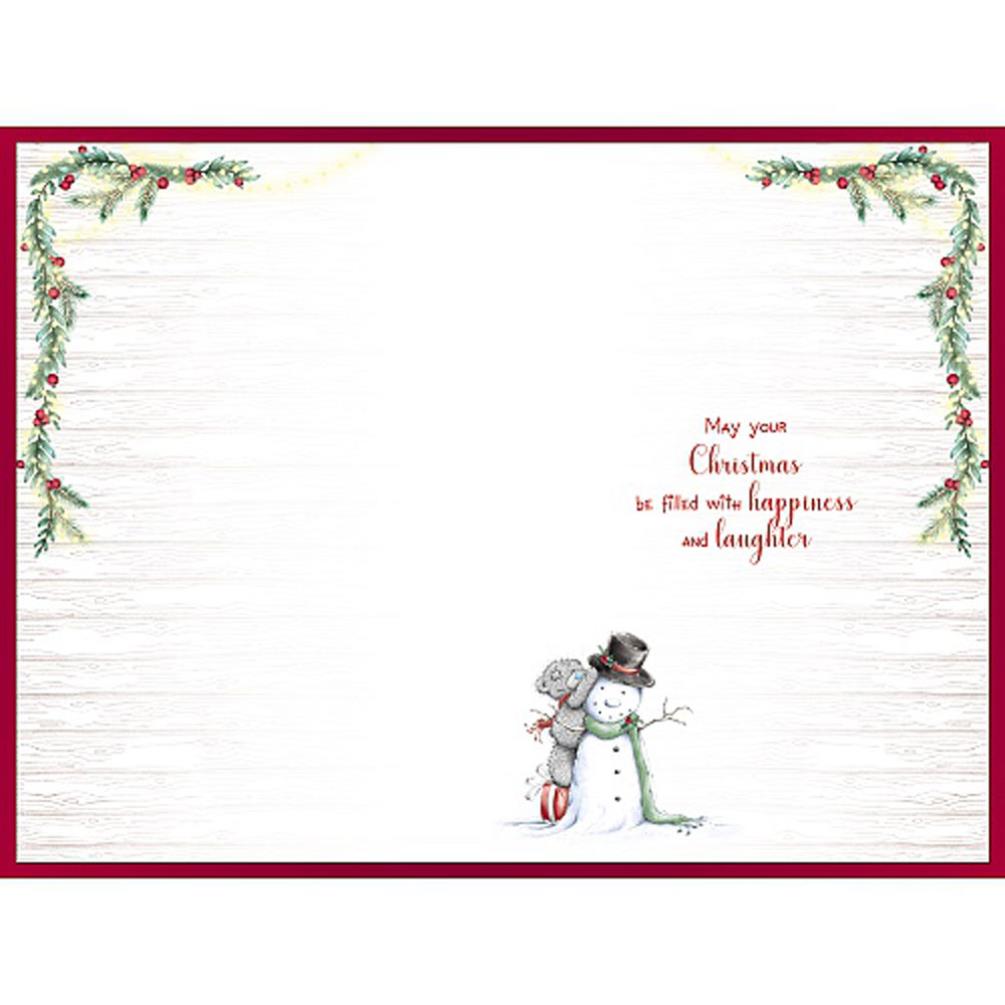 Christmas Wishes To All Of You Me to You Bear Christmas Card Extra Image 1